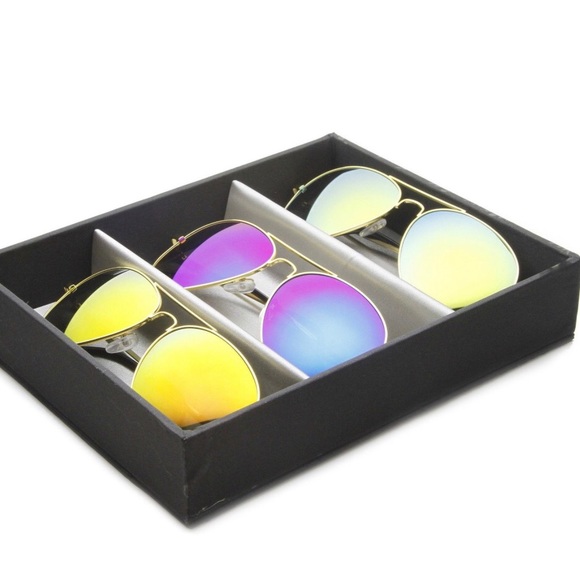 new ☻ Metal Frame Aviator Sunnies ☻ Flash Mirror ☻ - Picture 7 of 8